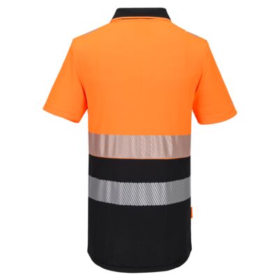DX435 - Hi-Vis Zip Class 1 Polo Shirt Short Sleeve